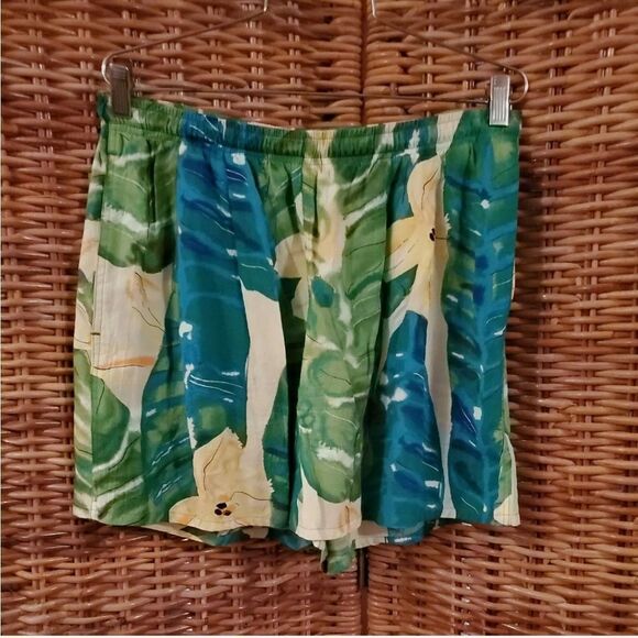 Vtg. Jams World Nana Aloha Shirt Short Set L - Picture 8 of 12
